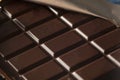 Organic Dark Chocolate Candy Bar Royalty Free Stock Photo
