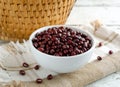 Organic Delicious Adzuki Beans Royalty Free Stock Photo