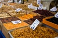 Organic Different Types Of Nuts and Dried Fruits Royalty Free Stock Photo