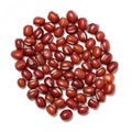 Organic Dried Adzuki Beans Royalty Free Stock Photo