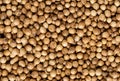 Organic Dried coriander seeds Coriandrum sativum closeup background texture Royalty Free Stock Photo