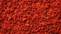 Organic Dried Goji Berry Horizontal Background.