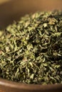 Organic Dry Mint Spice Royalty Free Stock Photo