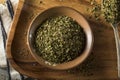 Organic Dry Mint Spice Royalty Free Stock Photo