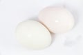 Organic Duck eggs Royalty Free Stock Photo