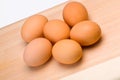 Organic eggs Royalty Free Stock Photo