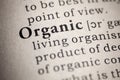 Definition of the word organic