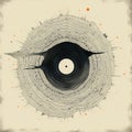 Organic Flowing Lines: The Record And Eye Art By Samuel Egerton
