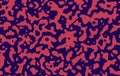 Organic fluid seamless pattern in red and navy blue. Hand drawn abstract background. Organic shapes.