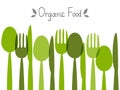 Organic food background