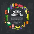 Organic Food Concept Royalty Free Stock Photo