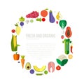 Organic Food Concept Royalty Free Stock Photo