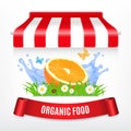 Organic food concept Royalty Free Stock Photo