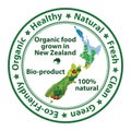 Organic food grown in New Zealand