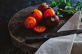 Organic Food Photography - Tomatoes, Mint and Red Beet