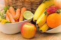 Organic food on a table Royalty Free Stock Photo