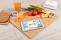 Organic food and tablet pc