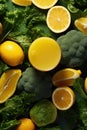 Organic fresh background fruits background orange nature healthy vegetarian food vitamin lemon Royalty Free Stock Photo