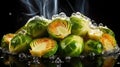 organic fresh brussel sprouts