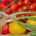 Organic fresh vegetables closeup Royalty Free Stock Photo