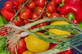 Organic fresh vegetables closeup Royalty Free Stock Photo