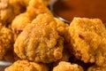 Organic Fried Chicken Nugget Bites Royalty Free Stock Photo