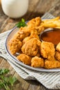 Organic Fried Chicken Nugget Bites Royalty Free Stock Photo