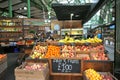 Organic fruit at the Borough Market in London, Uk