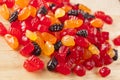 Organic Fruit Gummy Snacks for Kids Royalty Free Stock Photo