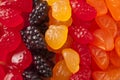 Organic Fruit Gummy Snacks for Kids Royalty Free Stock Photo