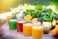 Organic fruits and vegetables are the basis for healthy drinks - beverages