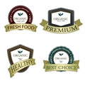 Organic and Genuine product premium labels. Many different style with space for your text.