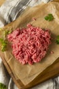 Organic Grass Fed Ground Lamb Meat Royalty Free Stock Photo