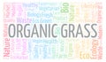 Organic Grass word cloud