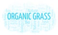 Organic Grass word cloud.