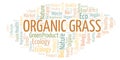 Organic Grass word cloud