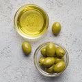 Organic greek products concept Royalty Free Stock Photo