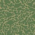 Organic green khaki background. Seamless camo texture.Vector wallpaper