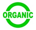 Organic Green Logo Royalty Free Stock Photo