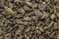 Organic Green Tea (Camellia sinensis) dried whole leaves.