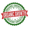 Organic growth grunge rubber stamp