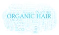 Organic Hair word cloud.