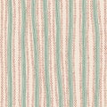 Organic hand drawn wavy lines and circles seamless pattern in green and orange Royalty Free Stock Photo