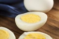 Organic Hard Boiled Eggs Royalty Free Stock Photo