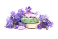 Organic herbal soap, shampoo and dry flower