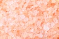 Organic Himalayan pink salt texture background Royalty Free Stock Photo