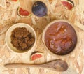 Organic homemade fig marmalade Royalty Free Stock Photo