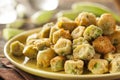 Organic Homemade Fried Green Okra