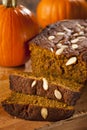 Organic Homemade Pumpkin Bread