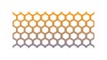 Organic Honeycomb Hexagonal Pattern Texture Design, vector design Generative AI Royalty Free Stock Photo